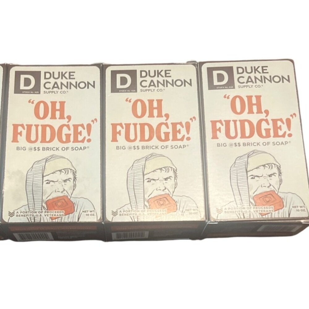 Duke Cannon "Oh Fudge!" Big A$$ Brick Of Soap 10 Oz‎ 3 pack